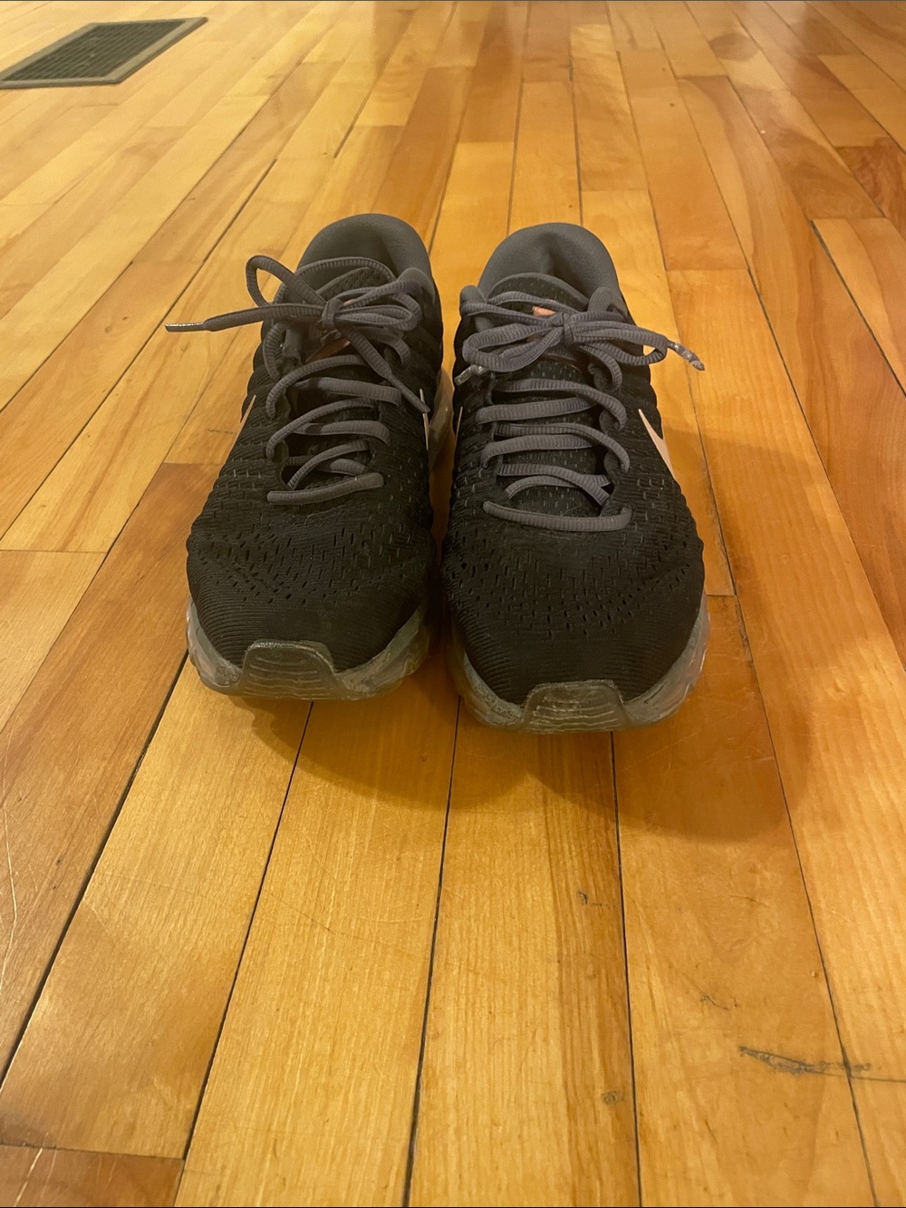 Nike Black and Gray Women's Athletic Running Sneakers
